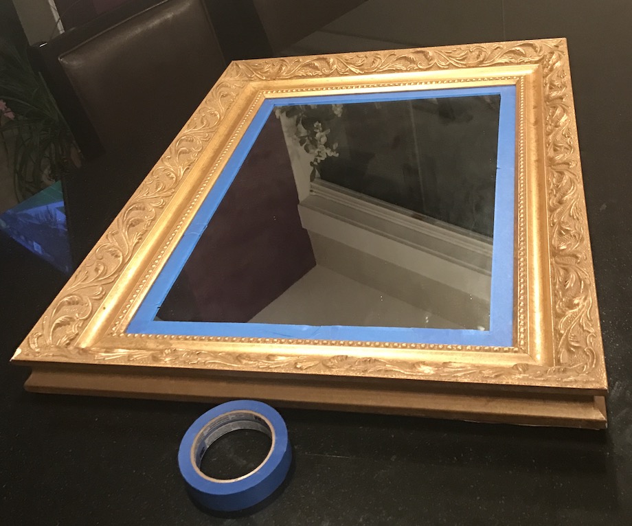 How to Paint a Mirror Frame — WE MOVED! Visit ashleyburk.com