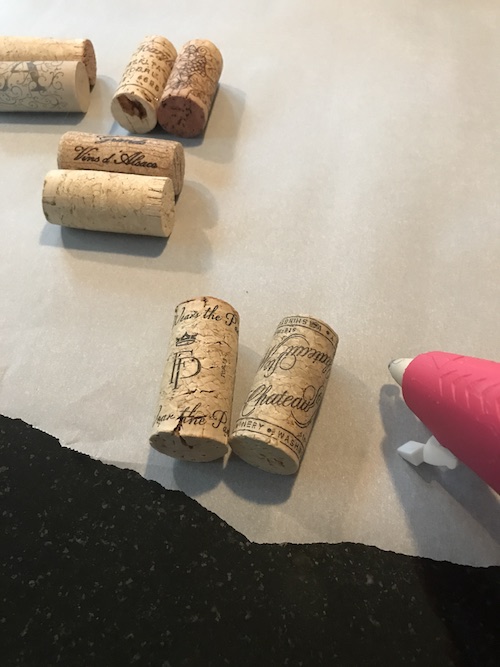 Making Wine Cork Coasters