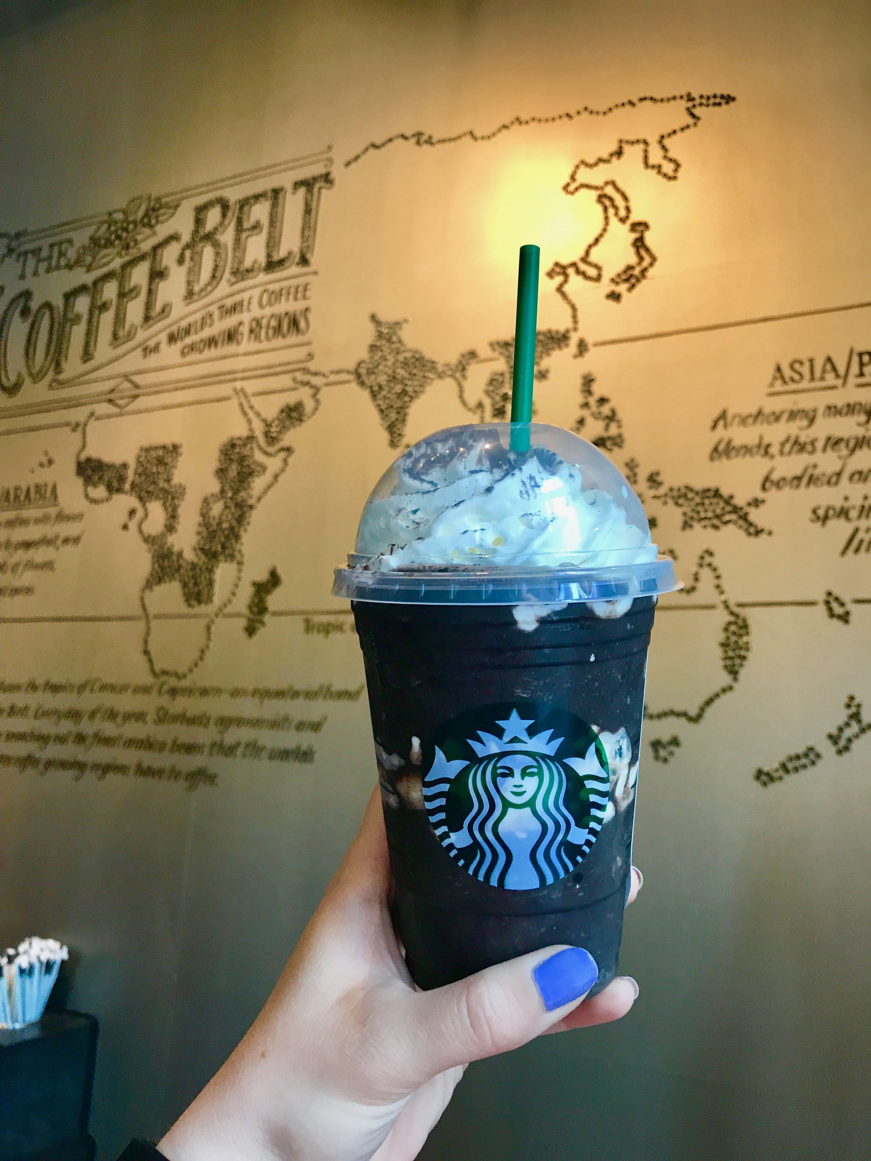 Starbucks Midnight Mint Mocha Frappuccino