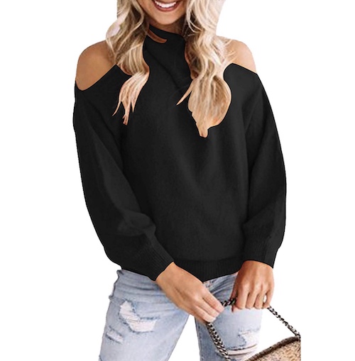 Valentine's Day Outfits Black Sweater