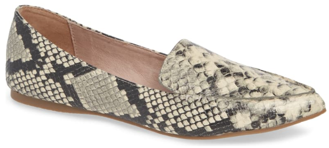 Snake Loafer Feather Mule Flats Nordstrom Anniversary Sale