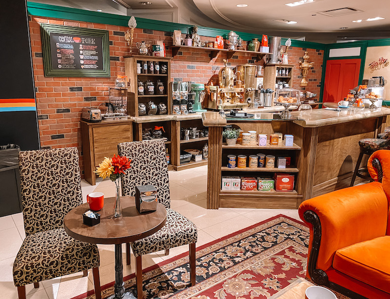Central Perk Coffee Counter Friends Experience Chicago