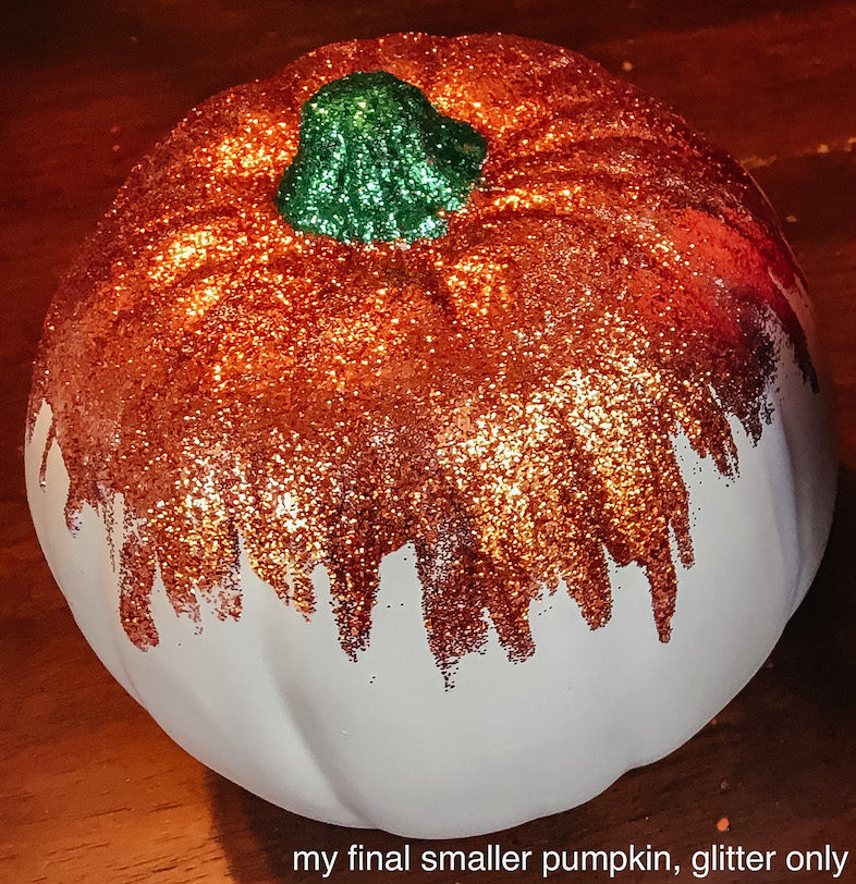 DIY Glitter Pumpkin Craft