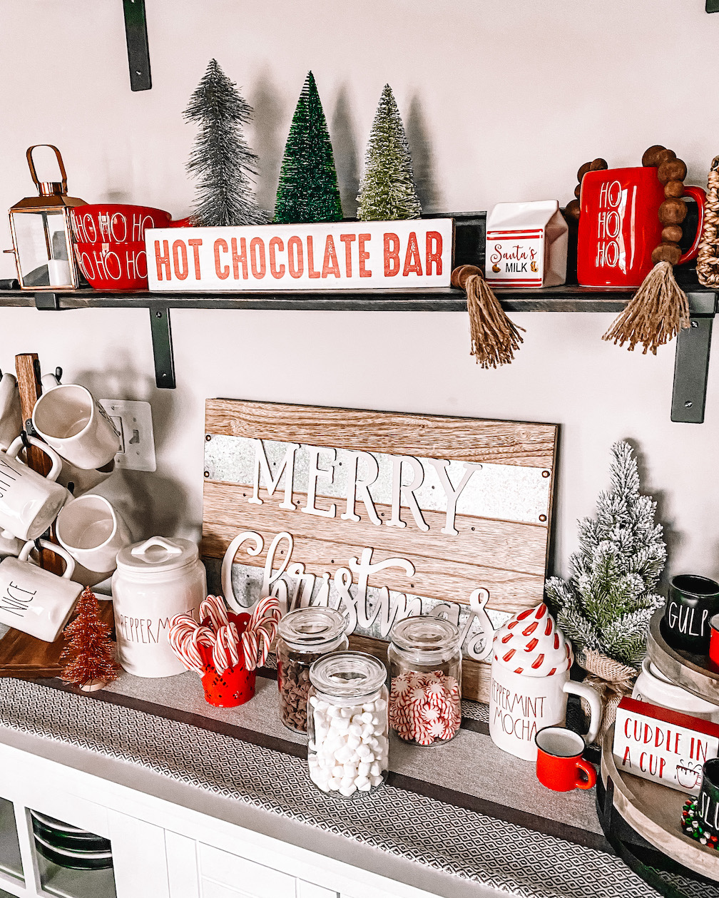 Personalized Hot Chocolate Bar Sign, Hot Cocoa Sign Wall Art