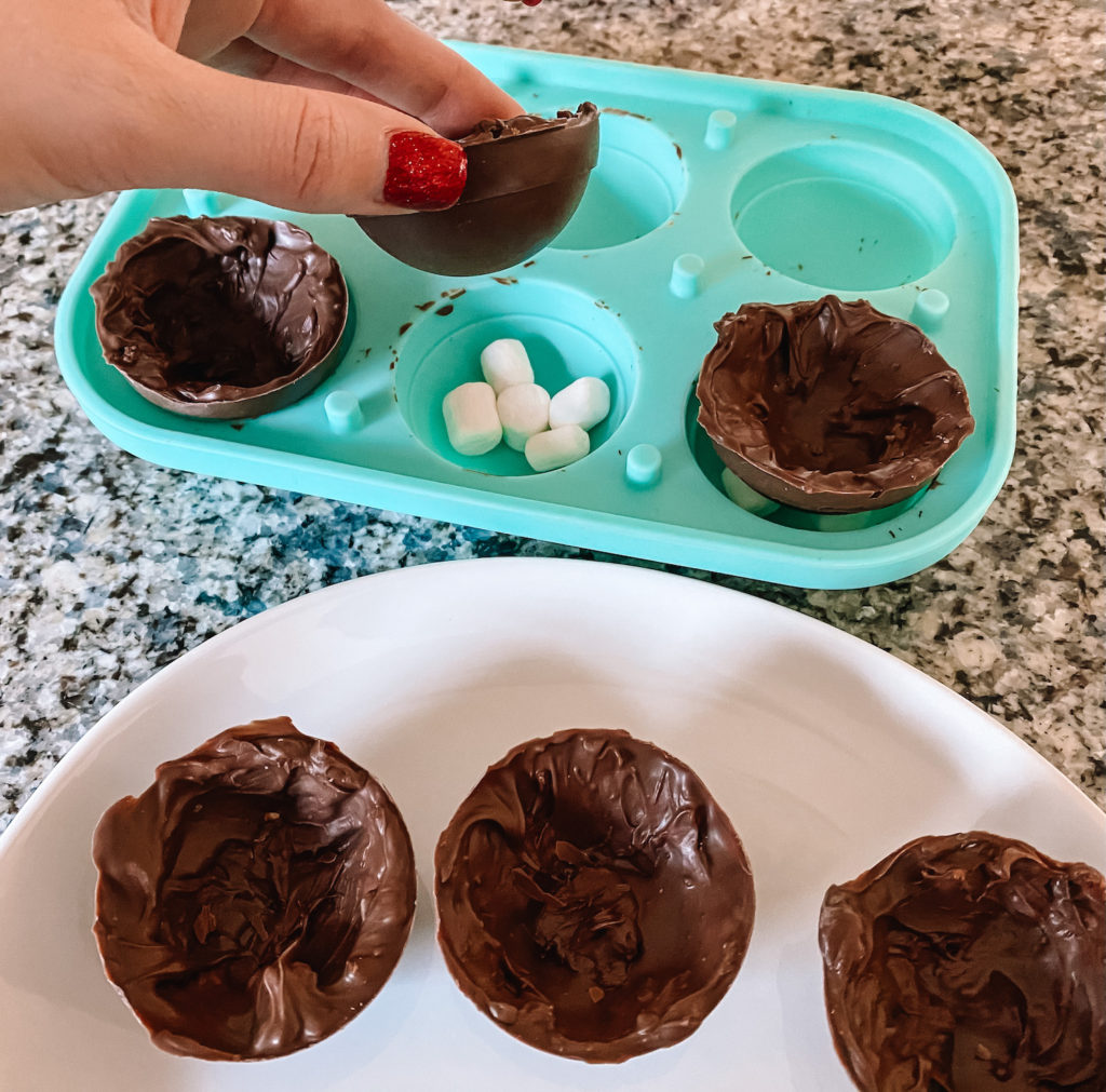 Making Hot Chocolate Bombs in Silicone Molds