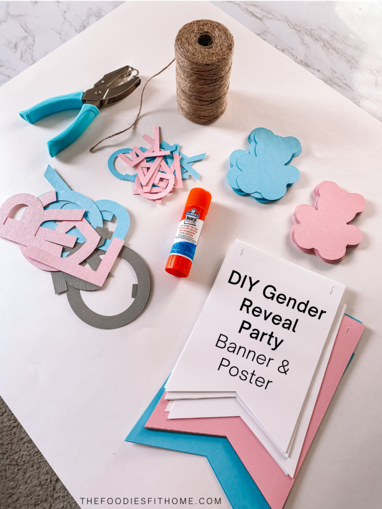 DIY Gender Reveal Banner Cricut