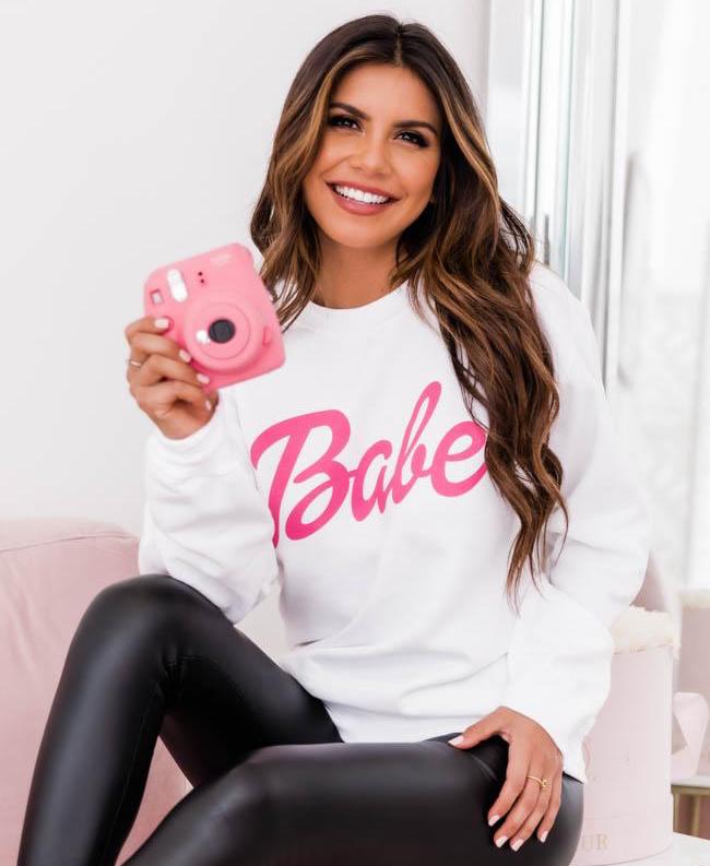Barbie Font Babe Sweatshirt