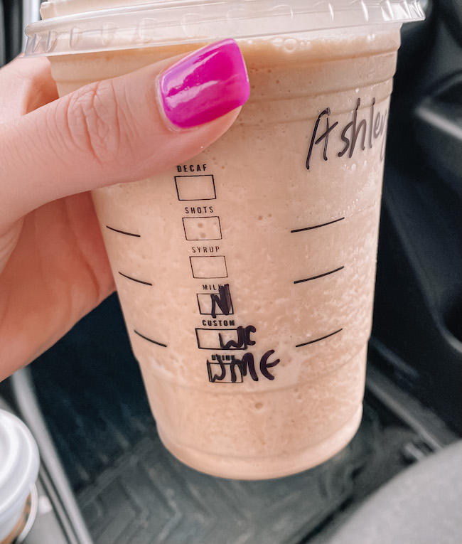 White Mocha Frappuccino Starbucks Order
