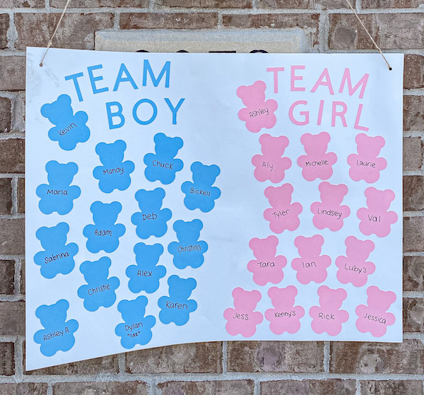 Team Boy Team Girl Poster