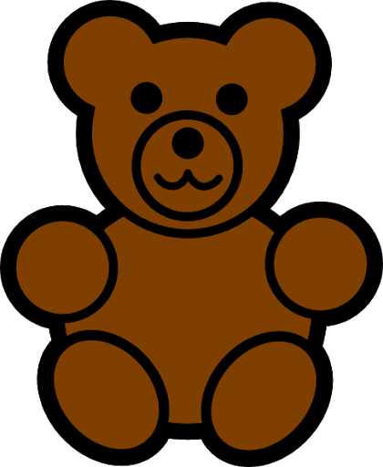 Teddy Bear Cricut Banner Clip Art