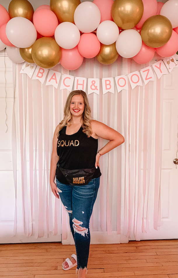 DIY Bachelorette Party Balloon Arch