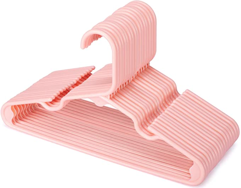 Soft Pink Baby Hangers