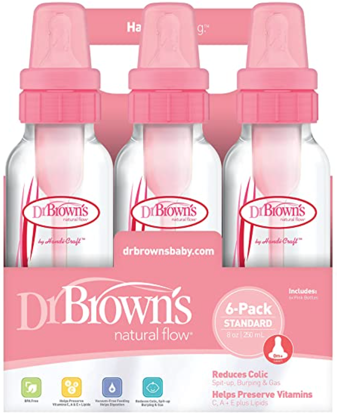 Dr Browns Pink Bottles