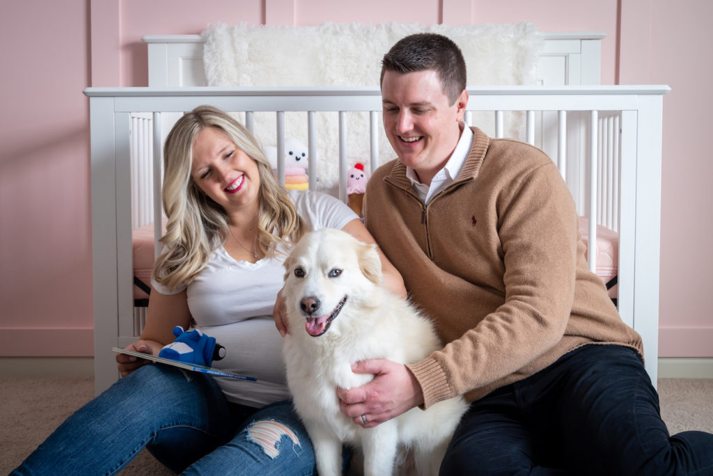 Maternity Photos with Dog