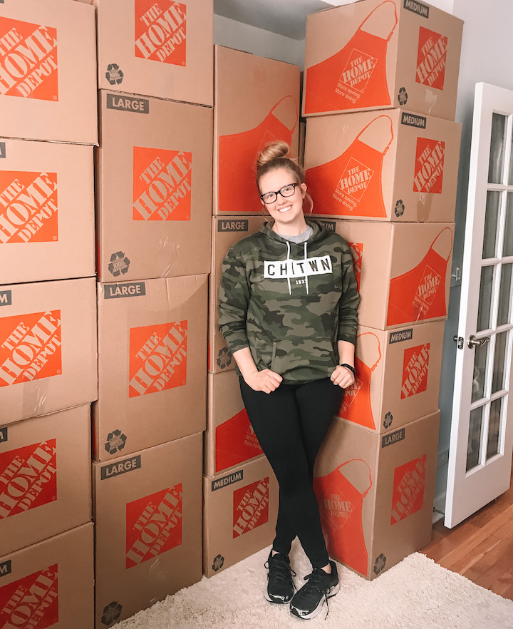 Home Depot Moving Boxes City to Suburbs