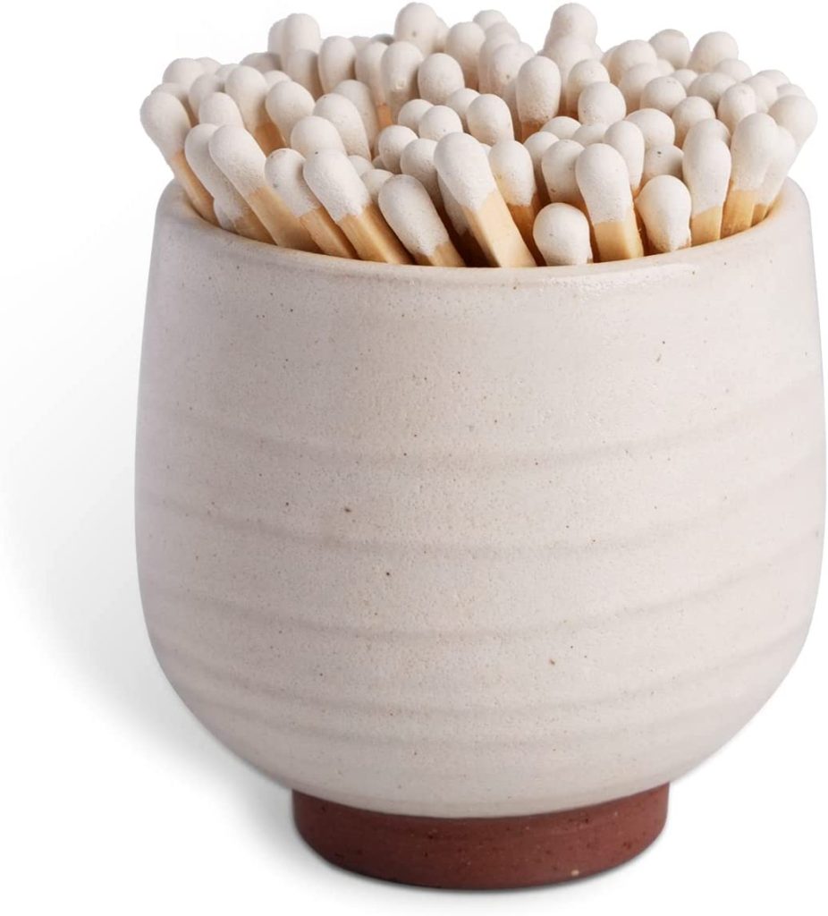 Ceramic Matchstick Jar